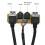 2pcs 60cm Front for Case Panel Usb3.0+Usb3.0 High Definition Audio Jack Port I/O Board Internal Cable  Hub 5