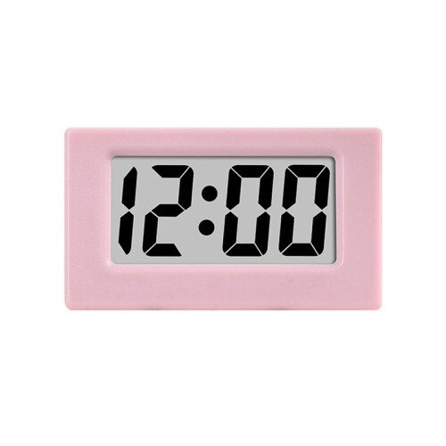 2X  Clock Triangle LED Screen Lectronic Digital Alarm Screen Desktop Clock for Home Office Table Bedroom Decor 1