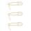 3Pièces Broche Chat Pour Femme Accessoire 8