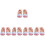 5Paires Chaussures Cuir PU Usage 7