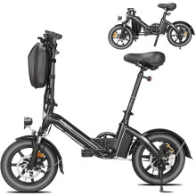 bodywel T16PRO Portable and foldable E-Bike,Black