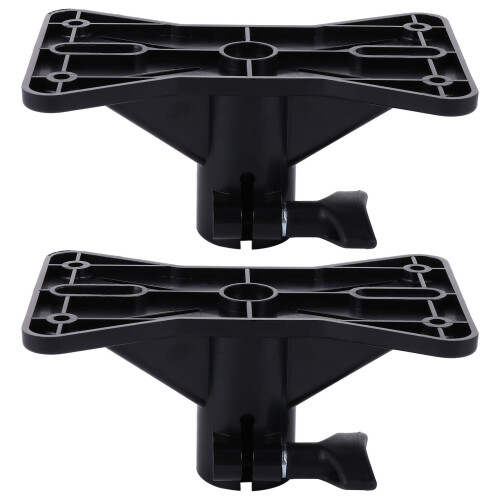 8Pièces Support Haut-Parleur Trépied Plastique Noir Résistant 1