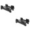 2Pièces Support CPU Mobile Noir Avec Roulettes Pour Tour Ordinateur 6