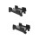 2Pièces Support CPU Mobile Noir Avec Roulettes Pour Tour Ordinateur 7