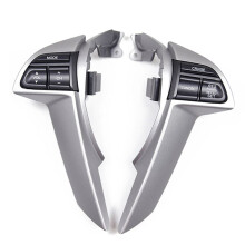 Car Steering Wheel Cruise Control Multifunction Button Volume Adjustment for Accord 2008-2012,Without Hole