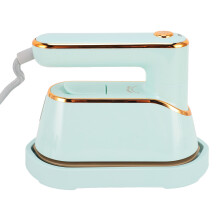 Plancha de vapor portátil 120ml 1300W azul cian 165x77mm