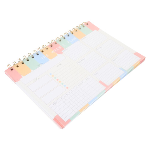5Pièces Détachable Agenda Couleur Assortie 1
