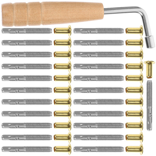 2Ensembles Tige Lyre Harpe Accessoires Solides Pour Dulcimer 2