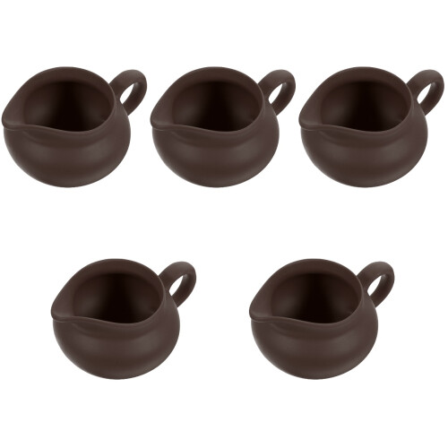 5Pièces Verseur Vintage Marron Usage 2