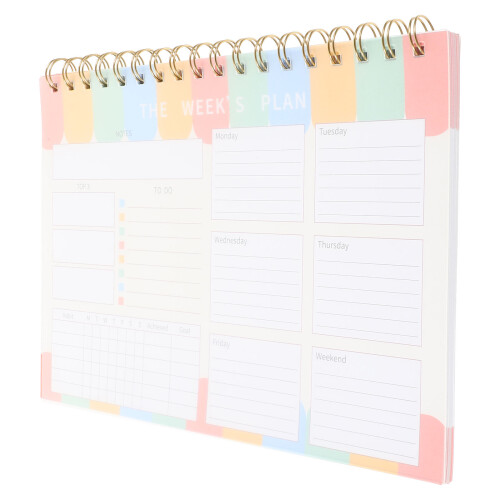 5Pièces Détachable Agenda Couleur Assortie 2