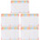 5Pièces Détachable Agenda Couleur Assortie 8