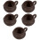5Pièces Verseur Vintage Marron Usage 7