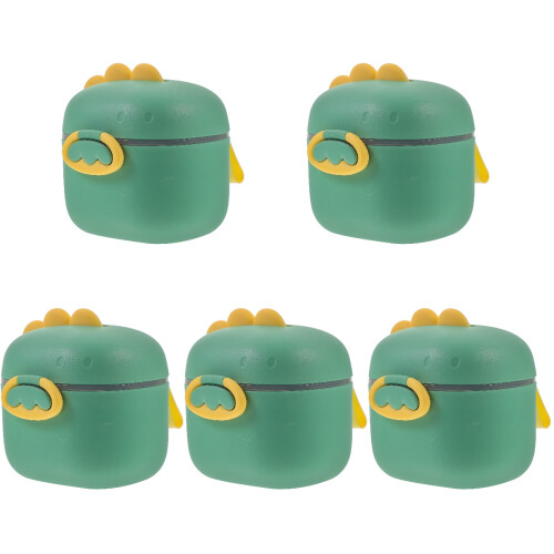 5Pièces Boîtes De Conservation Multi PP Silicone Pour Poudre Infantile 2