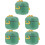 5Pièces Boîtes De Conservation Multi PP Silicone Pour Poudre Infantile 7