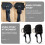 1Paire En Nylon Noir Pour Renforcement 6
