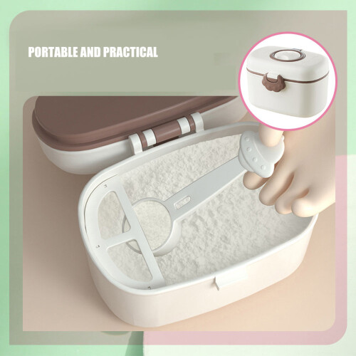 2Pièces Récipient Formule Bébé Portable Étanche Simple Utilisation 2