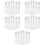50Pièces Brosse Silicone Multifonction Capuchon Coloré 7