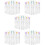 50Pièces Brosse Silicone Multifonction Capuchon Coloré 8