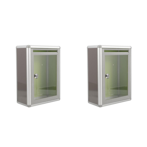 2Pièces De Dépôt Murale Aluminium Résistante 1