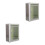 2Pièces De Dépôt Murale Aluminium Résistante 4
