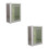 2Pièces De Dépôt Murale Aluminium Résistante 5