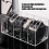Clear Acrylic Belt Holder With Multiple Compartments-7 squares 3