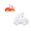 Easter Rabbit Bike Carrot Silicone Molds For Handmade-A03 2