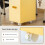 Contemporary Stackable Rolling Plastic Bin  Movable-Yellow 5