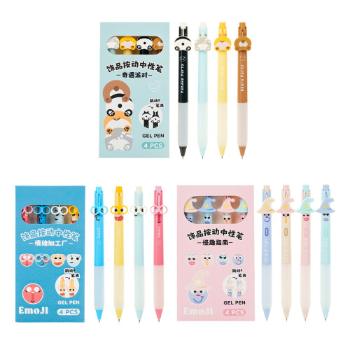 Retractable Office Pen 0.5mm Dark Ink Fast-emotional processing 1