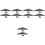 250Pièces Mini Miniatures Gris Pour Maquettes Décor 4