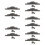 250Pièces Mini Miniatures Gris Pour Maquettes Décor 10