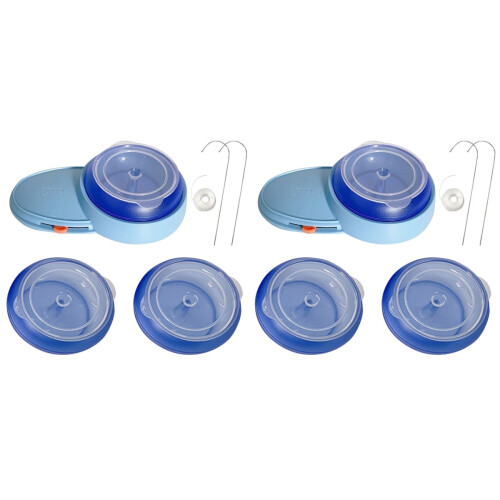 2Ensembles Électrique À Perles Bleu Ciel Outil DIY Pour 1