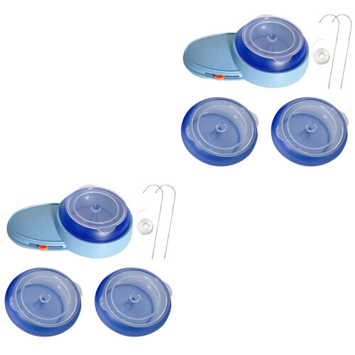 2Ensembles Électrique À Perles Bleu Ciel Outil DIY Pour 2