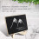 40Pièces Mini Tableaux Ardoise Noir En Bois Effaçable Pour Décor 10