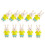 32Pièces Cartoon Tpr Adorable Écoliers Multi-Usage 3
