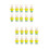 32Pièces Cartoon Tpr Adorable Écoliers Multi-Usage 9