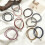 50/100/150Pcs Multi Colored Hair Rings Extra Strong-50 items 6