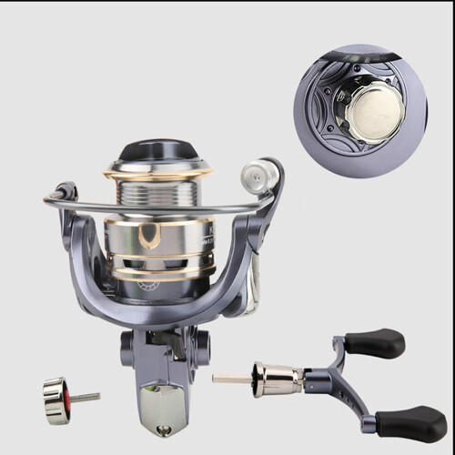 KM3000 Metall-Spinnrolle, Doppelgriffarm 2