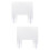 2Pièces Écran De Protection Transparent -Éternuements Pour Table 8