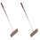 2Pièces Balais Pliable Bois Poils Naturels Usage Café 4