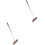 2Pièces Balais Pliable Bois Poils Naturels Usage Café 5