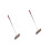 2Pièces Balais Pliable Bois Poils Naturels Usage Café 6