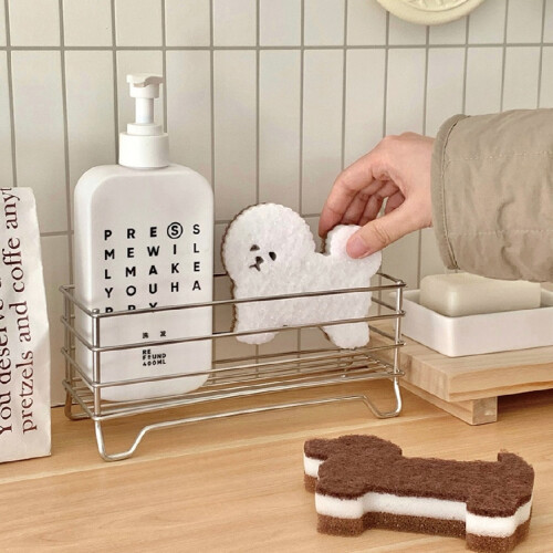 4X Safe Cleaning Kitchen Sponges Cute Dogs For Kitchen 2