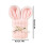 Long Eared Rabbit Themed Hand Towel With Thick Fabric-Yellow 3