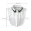 Mode polyester afneembare kraag voor blouses strass-Zwart 4