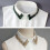 Mode polyester afneembare kraag voor blouses strass-Zwart 6