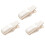3Pcs Handy Cable Fasteners Control Cable Management Clips-White 1