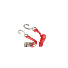 1in 25mm Red Rust Proof Ratchet Straps
