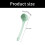USB Electric Long Handle Bath Brush 4 Interchangeable Head-Blue 3