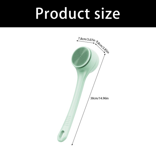 Electric Body Brush Back Scrubber Back Rubbing Machine-Green 2